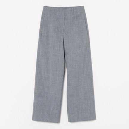 AVELANAウールツイルセミワイドパンツ