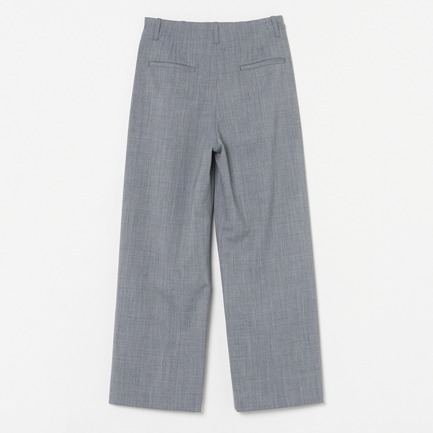 AVELANAウールツイルセミワイドパンツ 詳細画像 ライトグレー 1