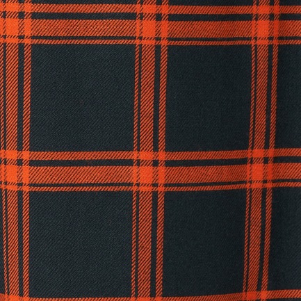 BONOTTOウールチェックロングワンピース 詳細画像 グリーン系 13