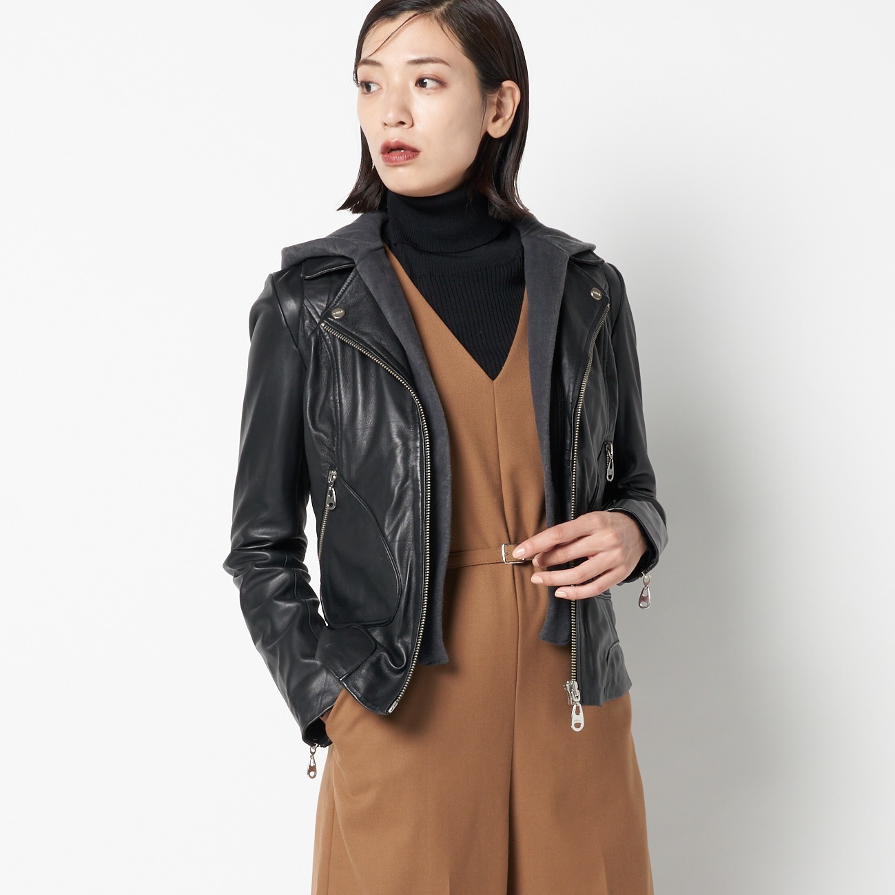 6102フード付きライダース Doma Heliopole エリオポール 公式オンラインストア