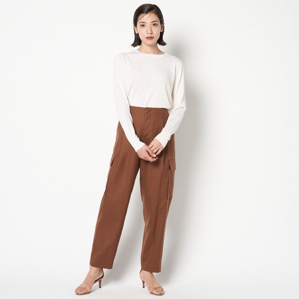 ウールサキソニーカーゴパンツ 詳細画像 ブラウン 1