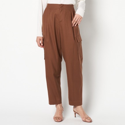 ウールサキソニーカーゴパンツ 詳細画像 ブラウン 3