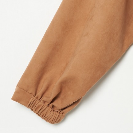 ウォッシャブルフェイクスエード２WAYカシュクールワンピース 詳細画像 キャメル 3