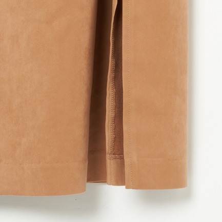 ウォッシャブルフェイクスエード２WAYカシュクールワンピース 詳細画像 キャメル 5