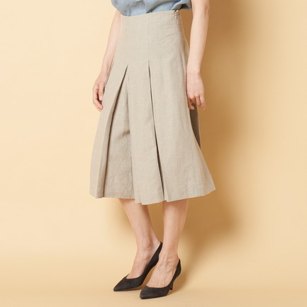 リネンタックキュロットパンツ