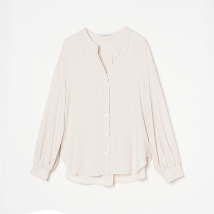 BACK SATIN AMUNZEN SHIRT 詳細画像 アイボリー 1