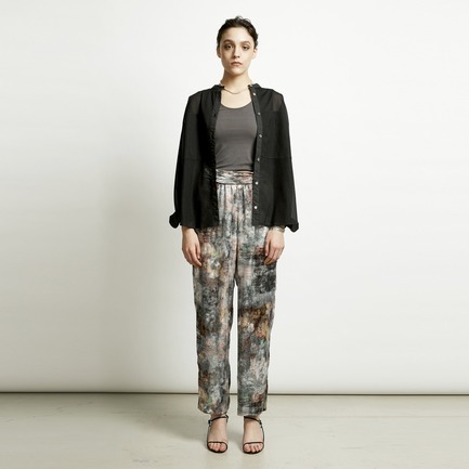 TRICOT ORGANDIE  BLOUSE 詳細画像 ブラック 1
