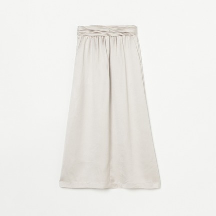 KALINE SATIN SKIRT SOLID