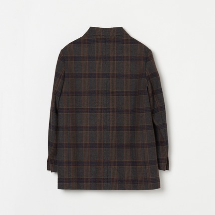 the Ellison W Jacket (TOMAS WOOL CHECK) 詳細画像 ブラウン 1