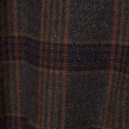 the Ellison W Jacket (TOMAS WOOL CHECK) 詳細画像 ブラウン 8