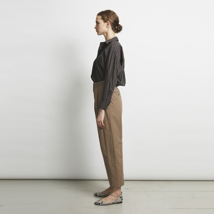 the Editor SHIRT (COTTON BROAD  STRIPE) 詳細画像 ミディアムグレー 2