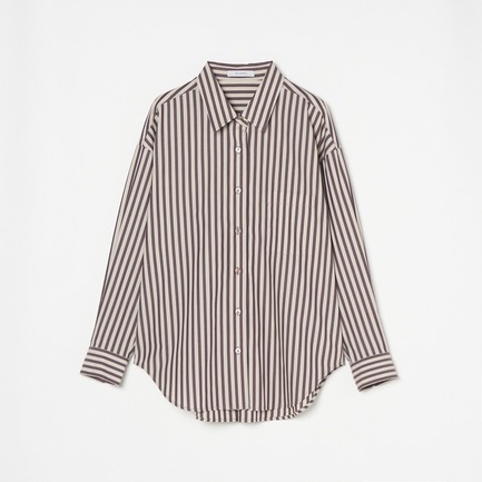 the Editor SHIRT (COTTON BROAD  STRIPE) 詳細画像 ミディアムグレー 1