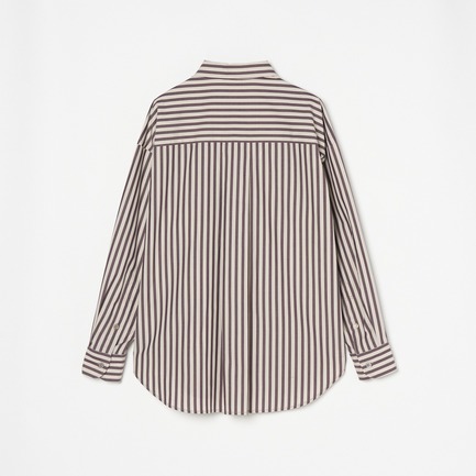 the Editor SHIRT (COTTON BROAD  STRIPE) 詳細画像 ミディアムグレー 1