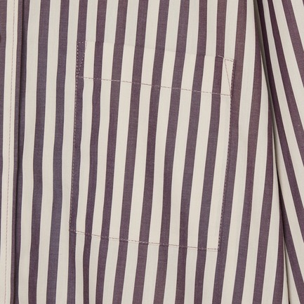 the Editor SHIRT (COTTON BROAD  STRIPE) 詳細画像 ベージュ 5