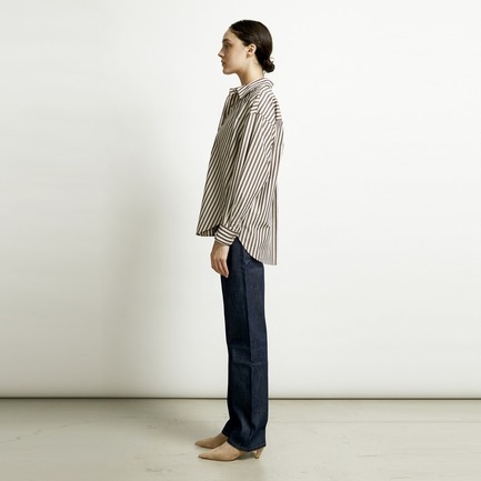 the Editor SHIRT (COTTON BROAD  STRIPE) 詳細画像 ベージュ 9