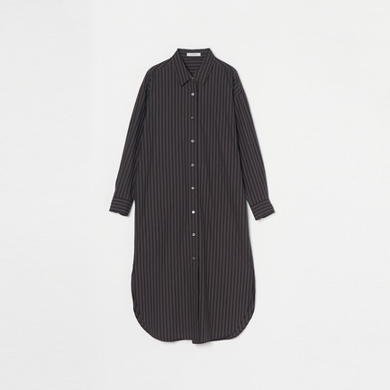 COTTON BROAD  STRIPE SHIRT OP 詳細画像 ミディアムグレー 1