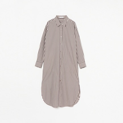 COTTON BROAD  STRIPE SHIRT OP 詳細画像 ミディアムグレー 1