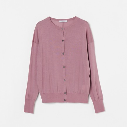 WOOL HIGHGAUGE CARDIGAN