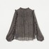 DEVEAUX SHIFFON RUFFLE BLOUSE 詳細画像