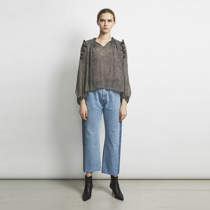 DEVEAUX SHIFFON RUFFLE BLOUSE 詳細画像 ホワイト 6