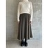 SQUARE JACQUARD FLARE SKIRT 詳細画像