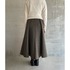 SQUARE JACQUARD FLARE SKIRT 詳細画像