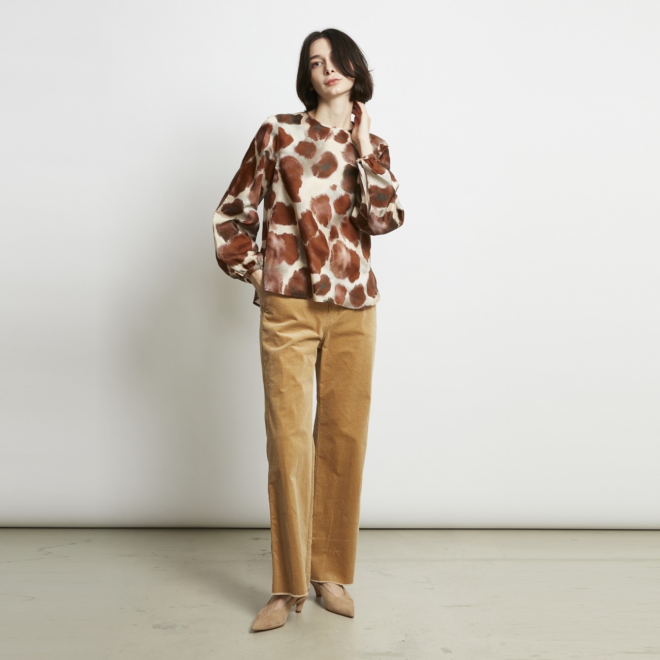 OLSEN CORDUROY WIDE PANTs｜HELIOPOLE｜HÉLIOPÔLE（エリオ