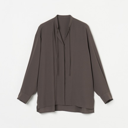 GEORGETTE BANDCOLLAR BLOUSE