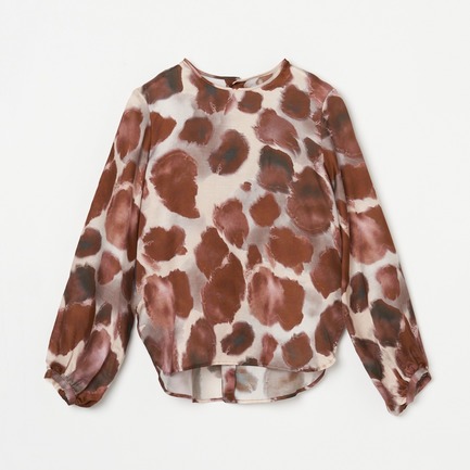 DEVEAUX PRINT VOLUME BLOUSE