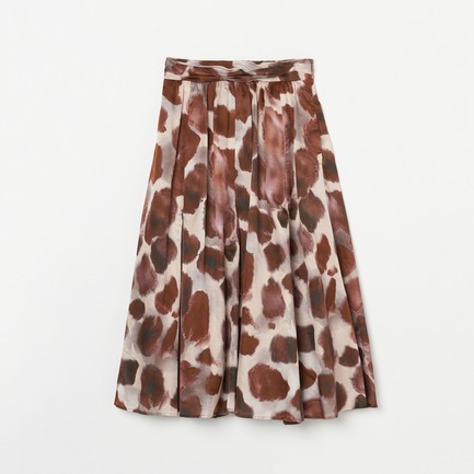 DEVEAUX PRINT FLARE SKIRT