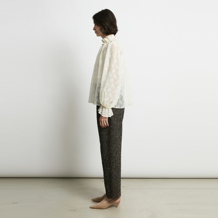 WOOL MIX TWEED STRAIGHT PANTs 詳細画像 ミディアムグレー 2