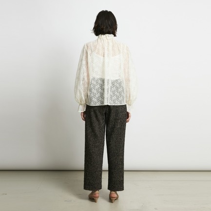 WOOL MIX TWEED STRAIGHT PANTs 詳細画像 ミディアムグレー 3