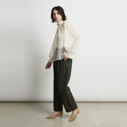 WOOL MIX TWEED STRAIGHT PANTs 詳細画像 ミディアムグレー 4