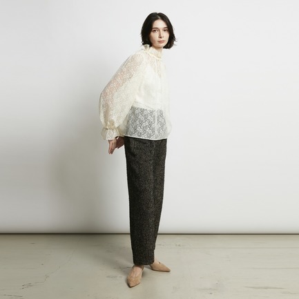 WOOL MIX TWEED STRAIGHT PANTs 詳細画像 ミディアムグレー 5