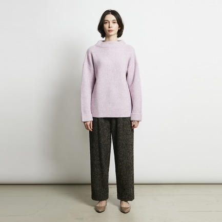 WOOL MIX TWEED STRAIGHT PANTs 詳細画像 ミディアムグレー 10