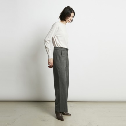 W-SIDED BRUSHED EASY  PANTs 詳細画像 アイボリー 5