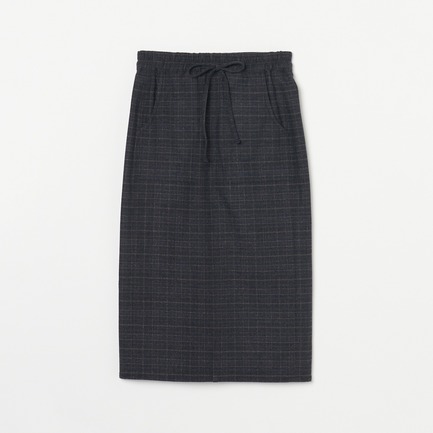 W-SIDED GLEN CHECK EASY SKIRT 詳細画像 ネイビー 1