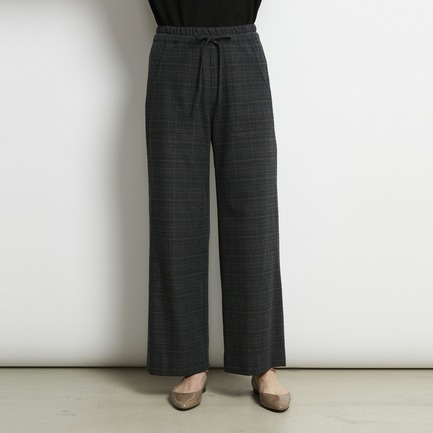 W-SIDED GLEN CHECK EASY  PANTs 詳細画像 ネイビー 12