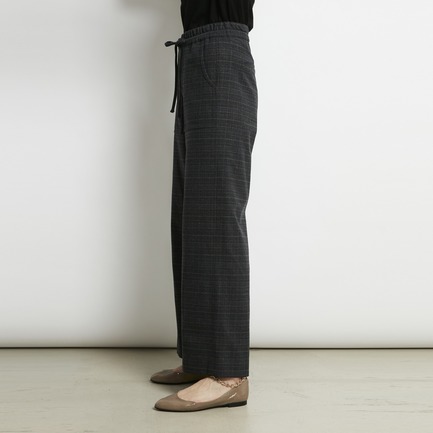 W-SIDED GLEN CHECK EASY  PANTs 詳細画像 ネイビー 13