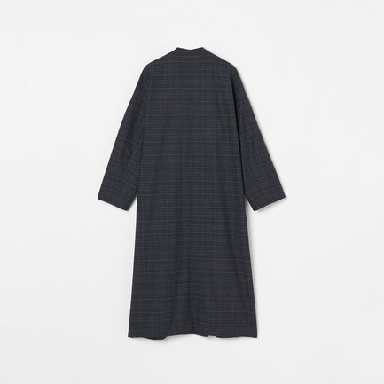 W-SIDED GLEN CHECK KAFTAN DRESS 詳細画像 ネイビー 1