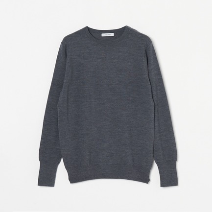 WOOL HIGHGAUGE CREW NECK KT