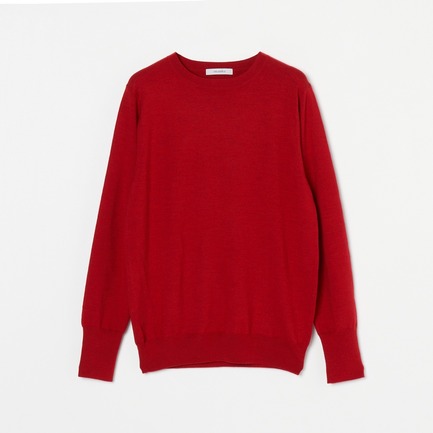 WOOL HIGHGAUGE CREW NECK KT 詳細画像 アイボリー 1