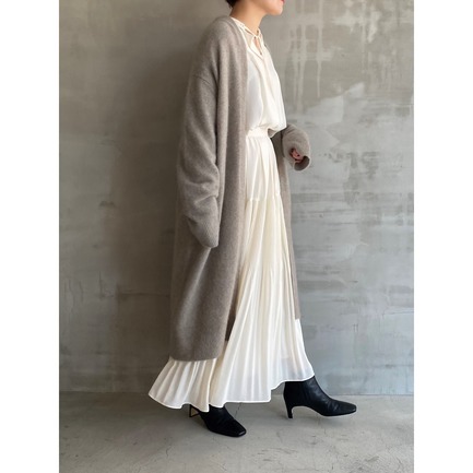 RACCOON LONG GOWN COAT 詳細画像 ベージュ 11