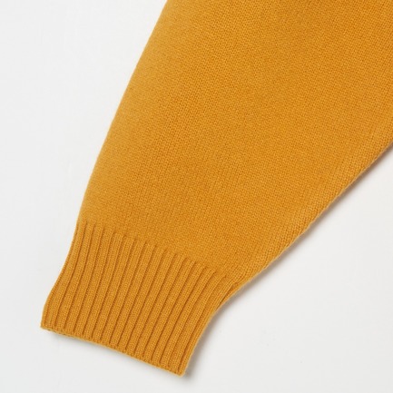 WOOL WIDE V NECK PO 詳細画像 マスタード 3