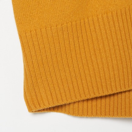 WOOL WIDE V NECK PO 詳細画像 マスタード 4