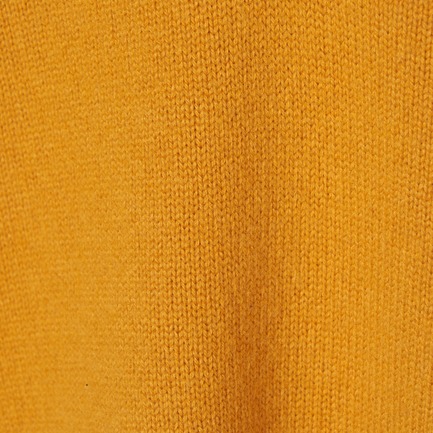 WOOL WIDE V NECK PO 詳細画像 マスタード 5