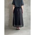 LEATHER BOIL GATHER SKIRT 詳細画像