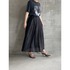 LEATHER BOIL GATHER SKIRT 詳細画像