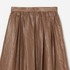 LEATHER BOIL GATHER SKIRT 詳細画像