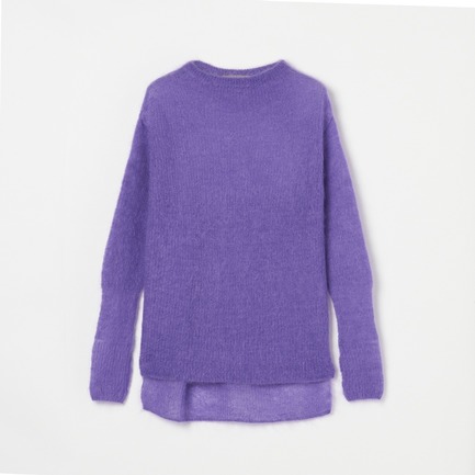 KID MOHAIR LONG SLEEVES PO 詳細画像 パープル 1